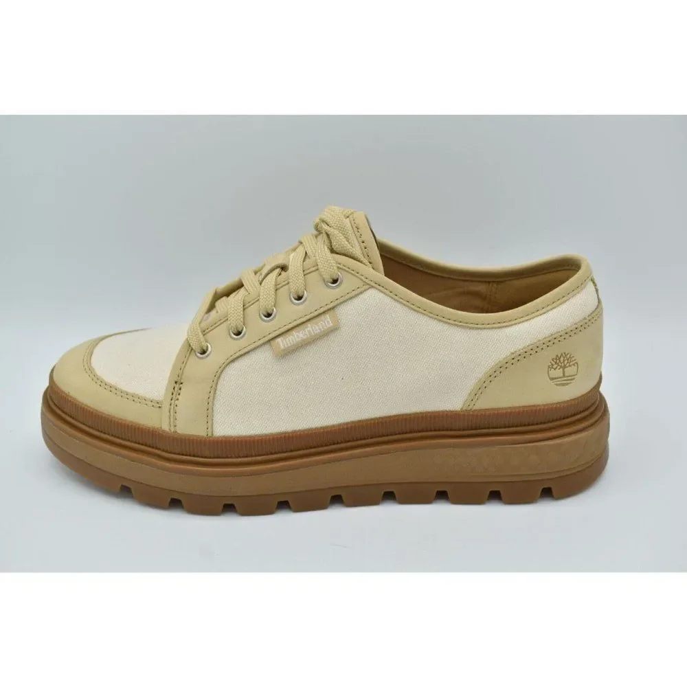 Timberland Womens Size 9.5‎ Ray City EK+ Natural Canvas Platform Oxford Shoes